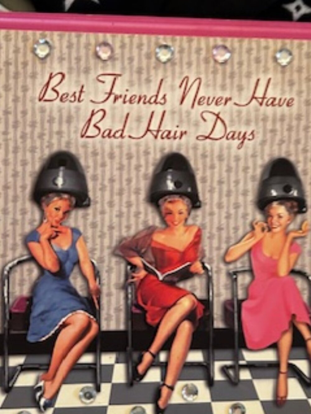 8 x 8' wood fun sign friends beauty shop - Picture 3 of 5